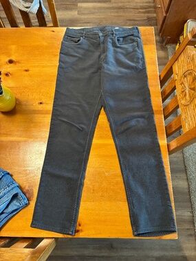 Faherty Stretch Terry Pant - 33x32 - faded black.